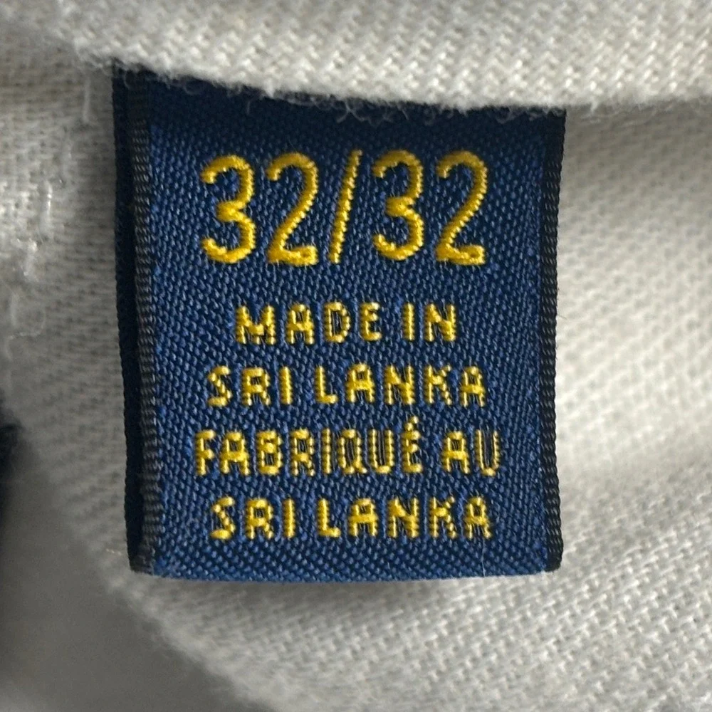 Polo Ralph Lauren Men's 32x32 Gray‎ Straight Fit Chino Pants Classic Trousers